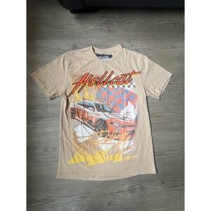 Dodge x Reason Collab Men's Dodge Racing Team T-Shirt Khaki Size Medium